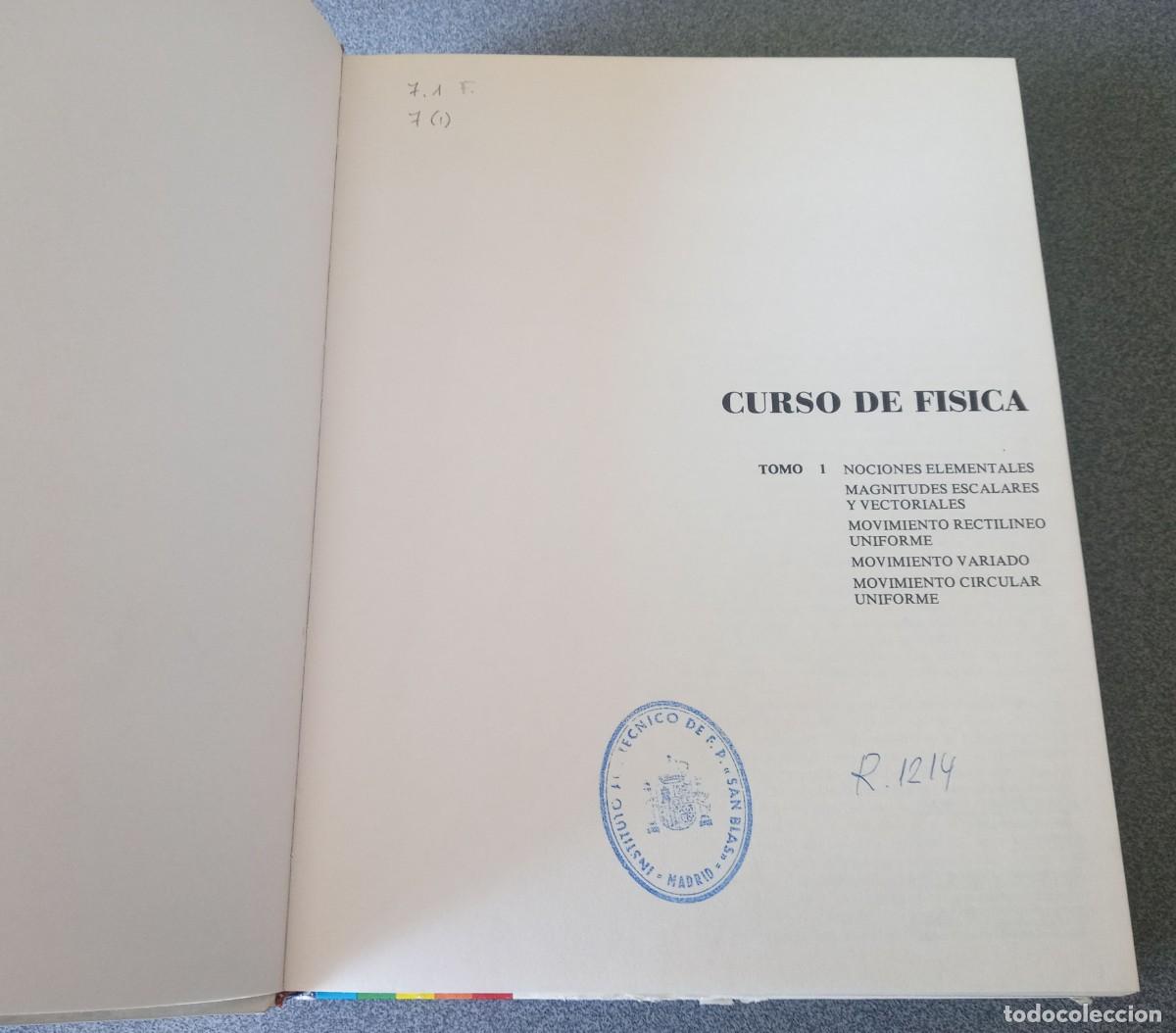 Libros de segunda mano de ciencias: Lote libros Curso De Fisica - Foto 7