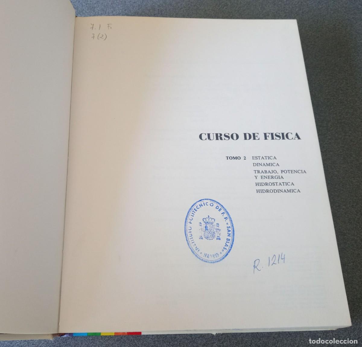Libros de segunda mano de ciencias: Lote libros Curso De Fisica - Foto 14