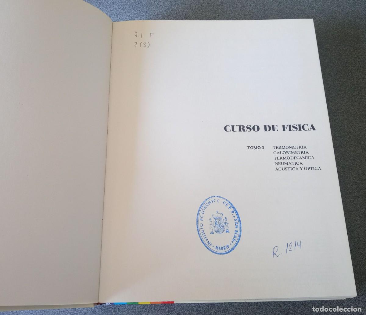 Libros de segunda mano de ciencias: Lote libros Curso De Fisica - Foto 18