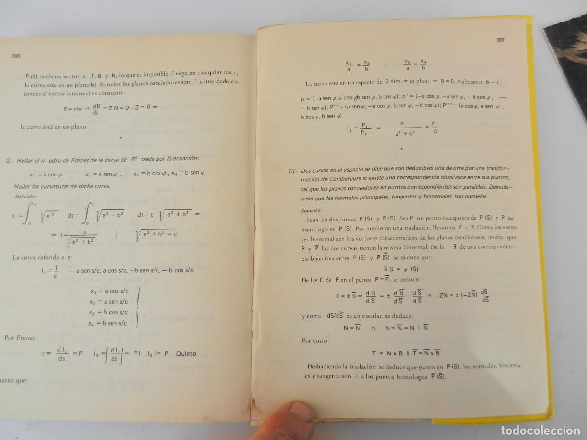 Libros de segunda mano de ciencias: PROBLEMAS DE ALGEBRA LINEAL - PUBLICACIONES R.A.E.C. 1971. - Foto 10
