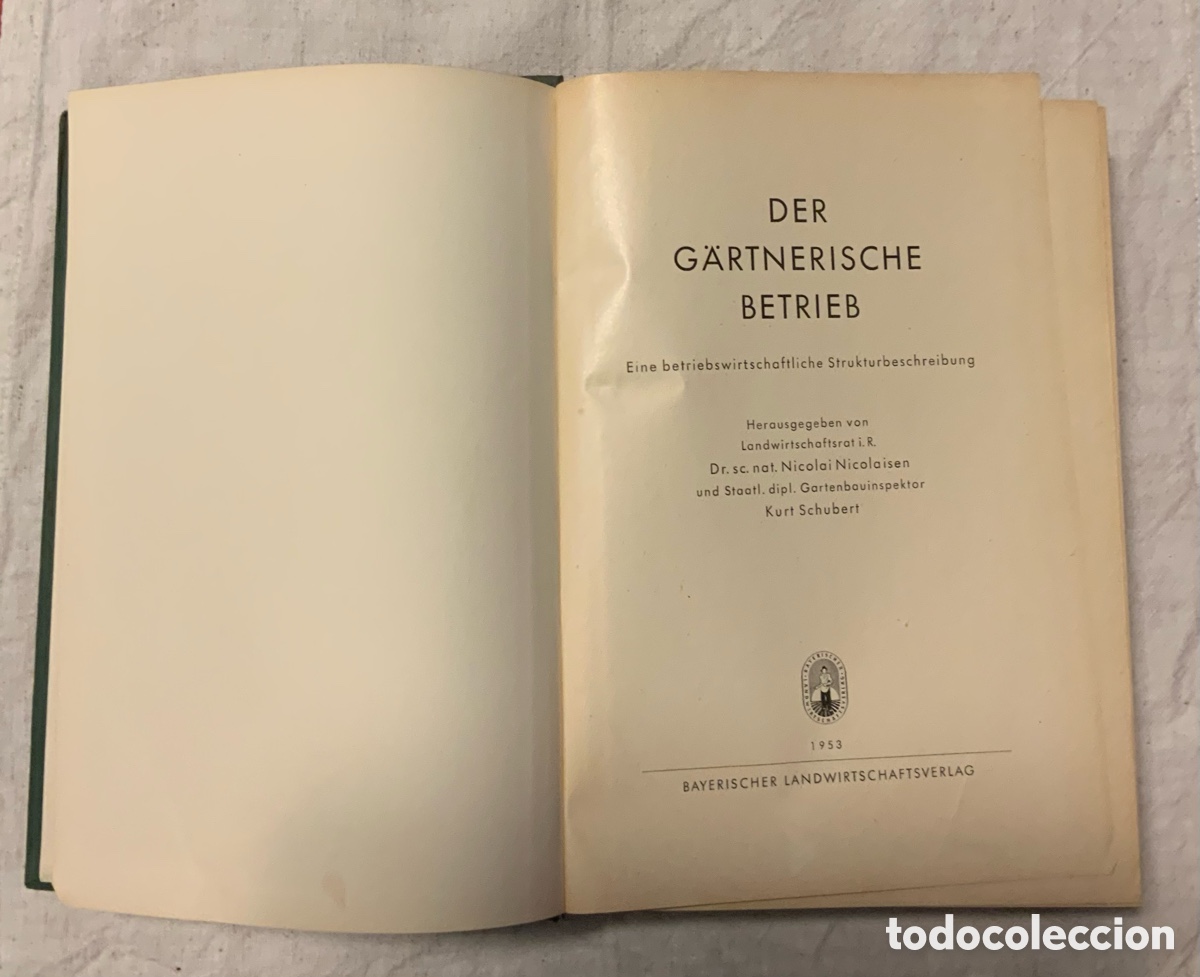 Libros de segunda mano: Der Gartnerische Betrieb (en alem&aacute;n) - Foto 3