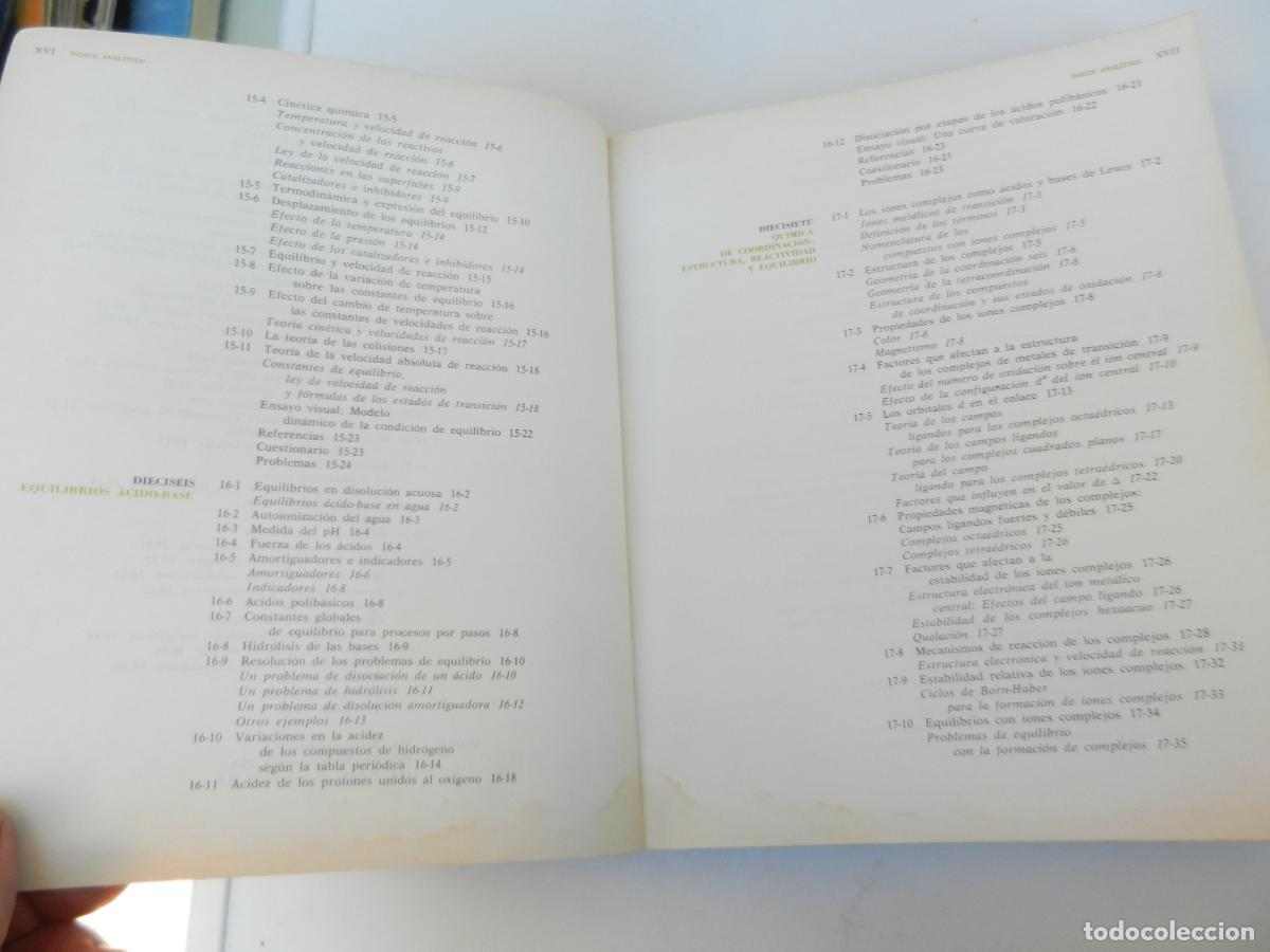 Libros de segunda mano de ciencias: PRINCIPIOS B&Aacute;SICOS DE QU&Iacute;MICA - HARRY B. GRAY/GILBERT P. HAIGHT - EDITORIAL REVERT&Eacute; 1975. - Foto 9
