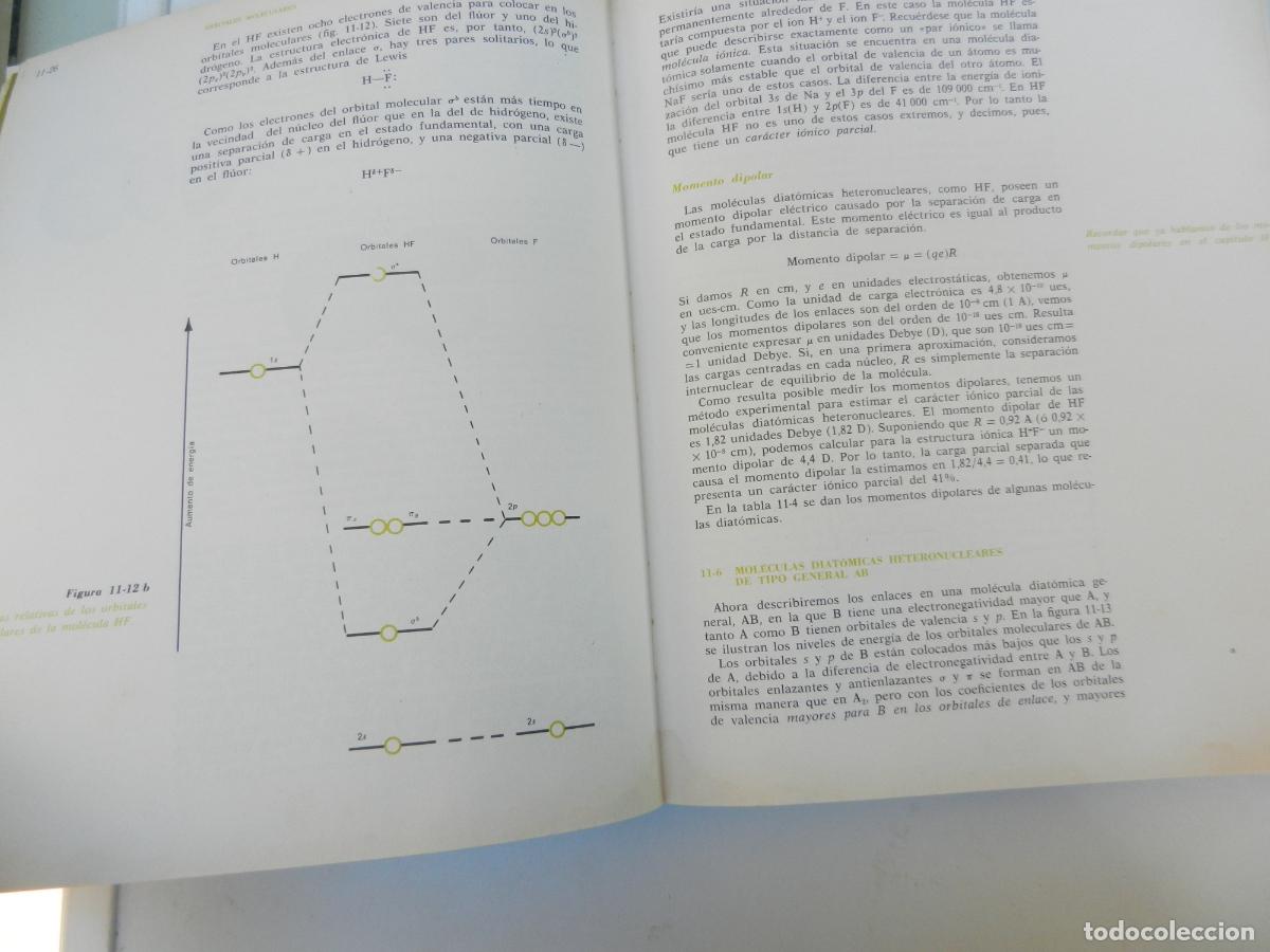 Libros de segunda mano de ciencias: PRINCIPIOS B&Aacute;SICOS DE QU&Iacute;MICA - HARRY B. GRAY/GILBERT P. HAIGHT - EDITORIAL REVERT&Eacute; 1975. - Foto 14
