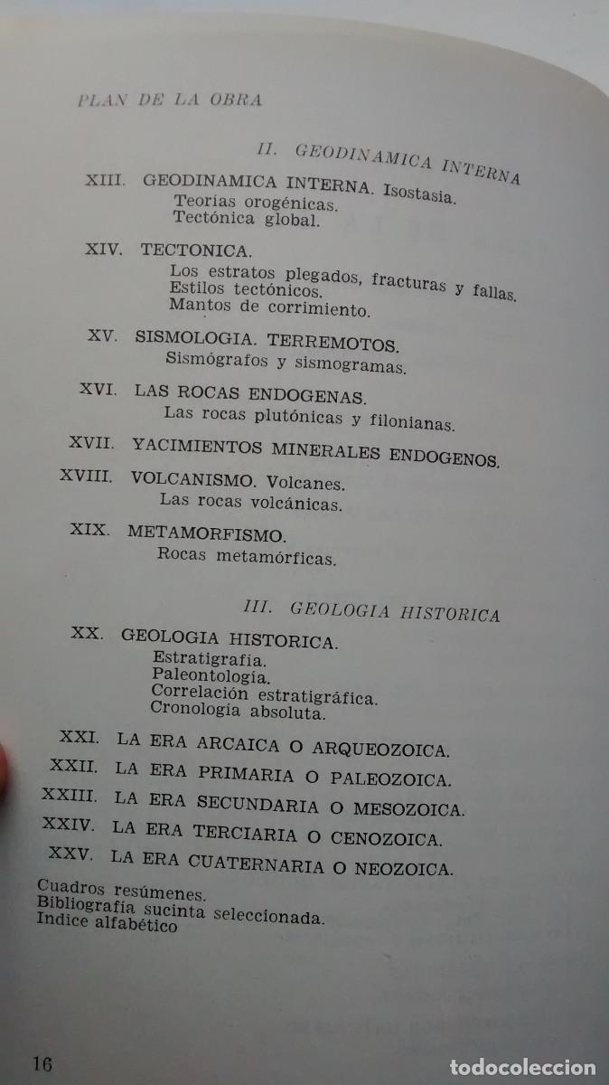 Libros de segunda mano: Geolog&iacute;a - Mel&eacute;ndez, Fuster - Foto 4