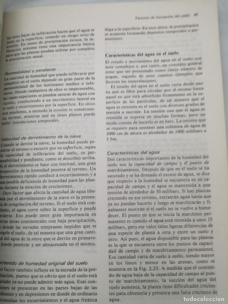 Libros de segunda mano: Suelos: Su formaci&oacute;n, clasificaci&oacute;n y distribuci&oacute;n - Foto 5