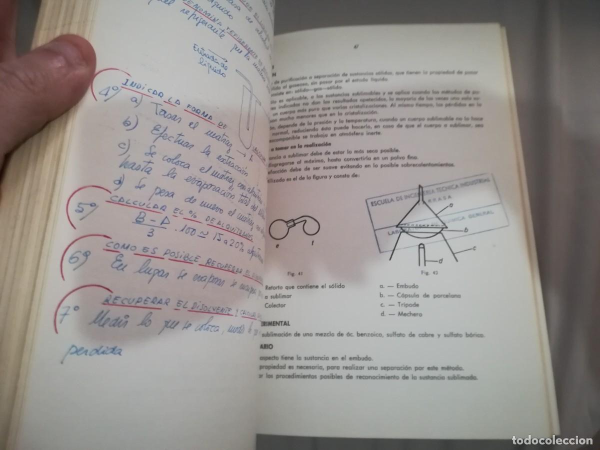 Libros de segunda mano de ciencias: Practicas de laboratorio quimica Fernando Gonzalez 1968 - Foto 6