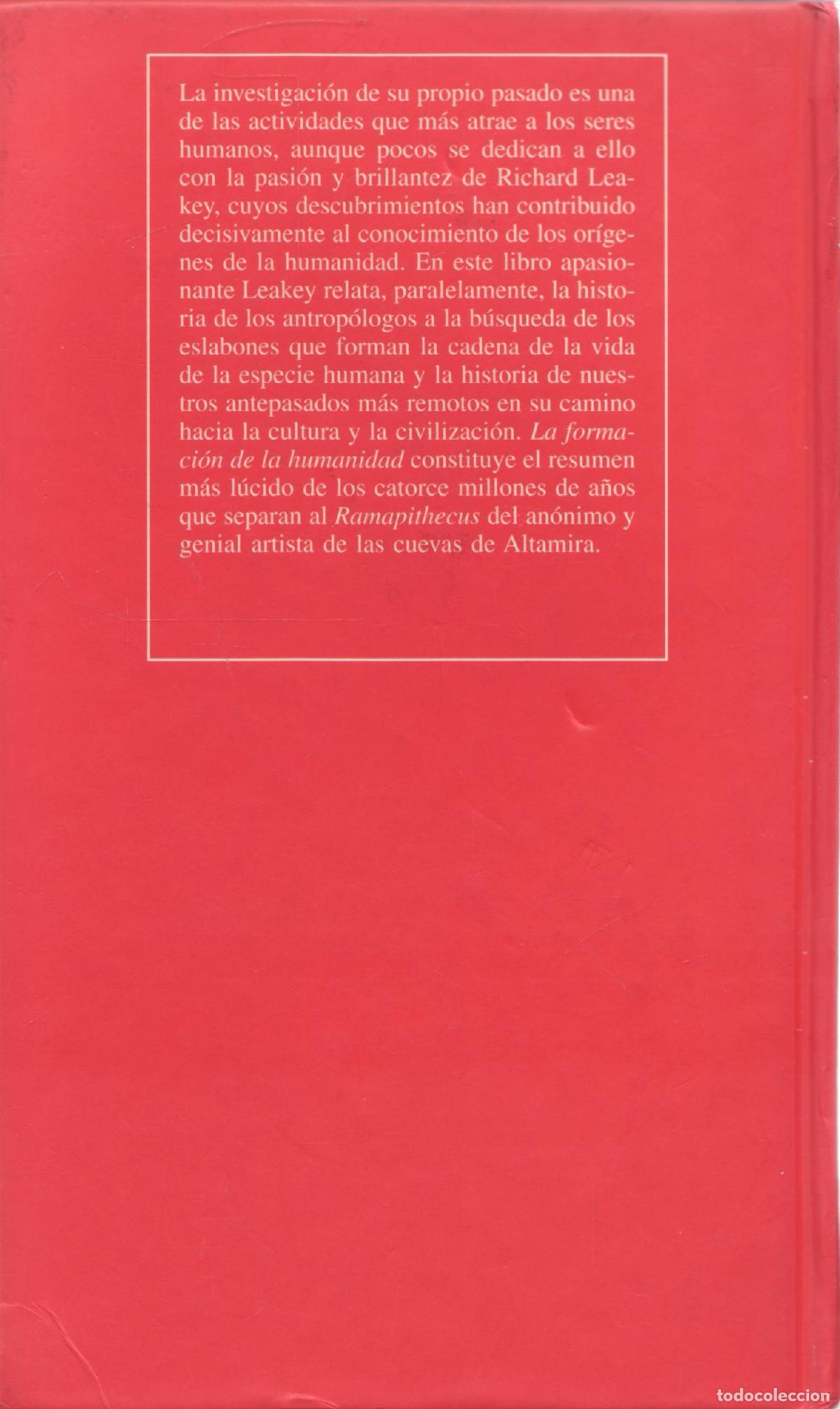 Libros de segunda mano: La formacion de la humanidad - Leakey, Richard - Foto 3