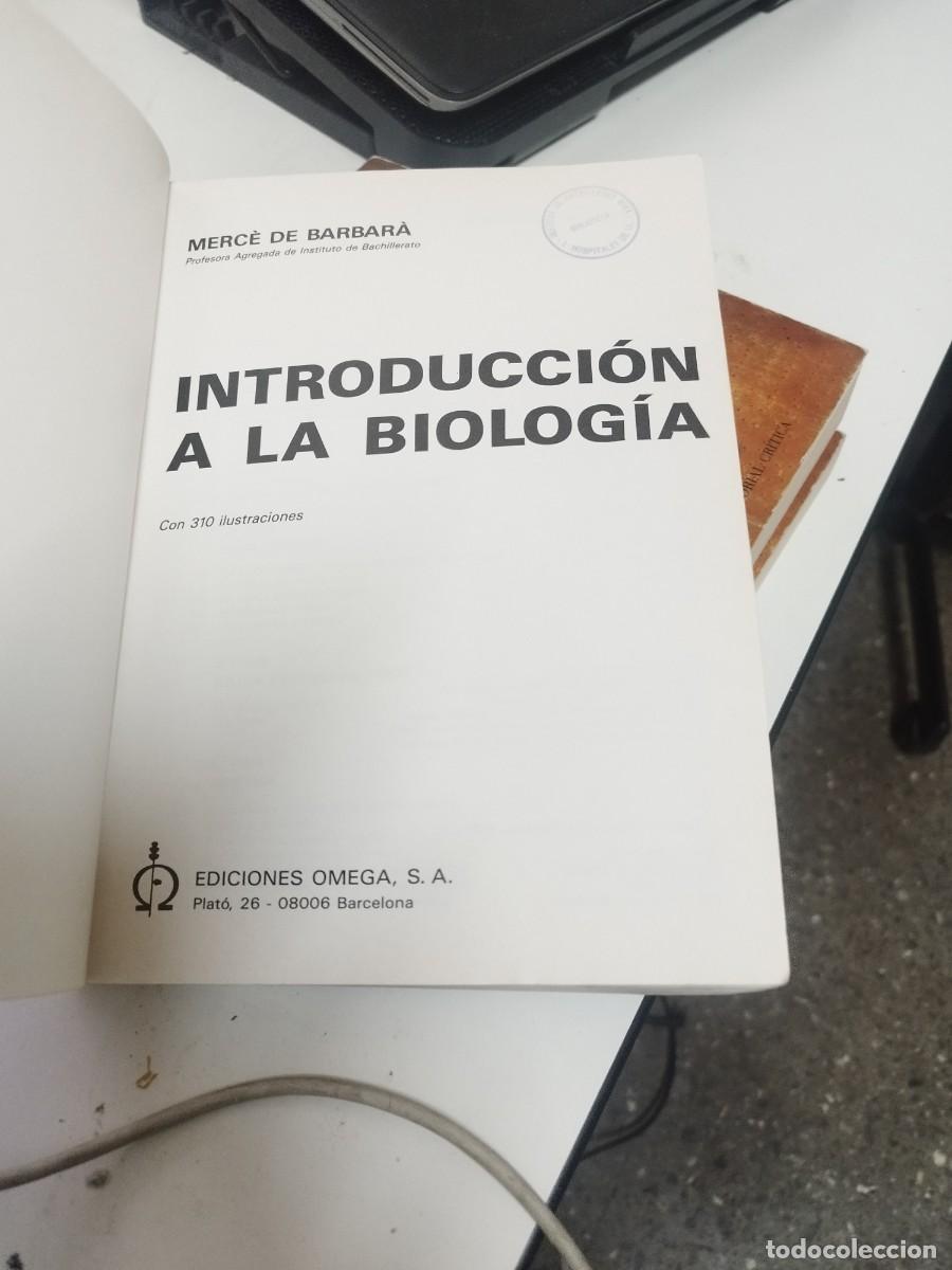 Libros de segunda mano: INTRODUCCION A LA BIOLOGIA MERCE DE BARBARA ED. OMEGA - Foto 2