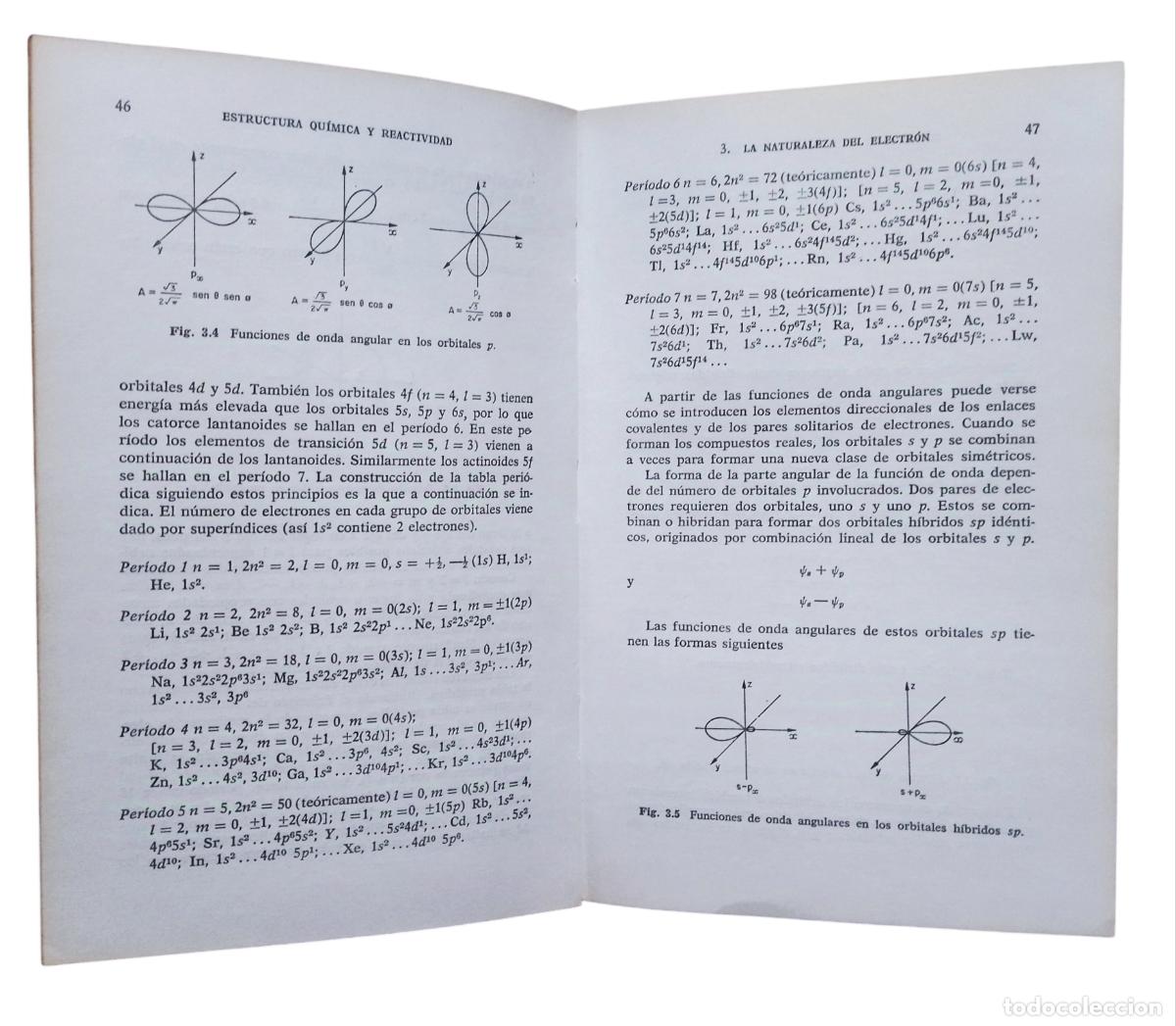 Libros de segunda mano de ciencias: ESTRUCTURA QUIMICA Y REACTIVIDAD / B.R. EGGINS. MUY BUEN ESTADO. - Foto 7