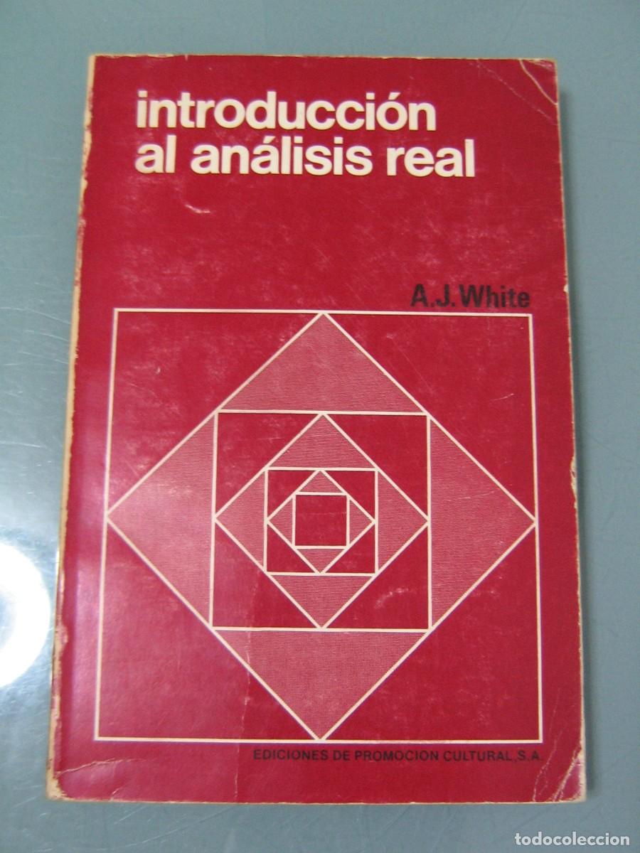 Libros de segunda mano de ciencias: INTRODUCCION AL ANALISIS REAL - White - Foto 1