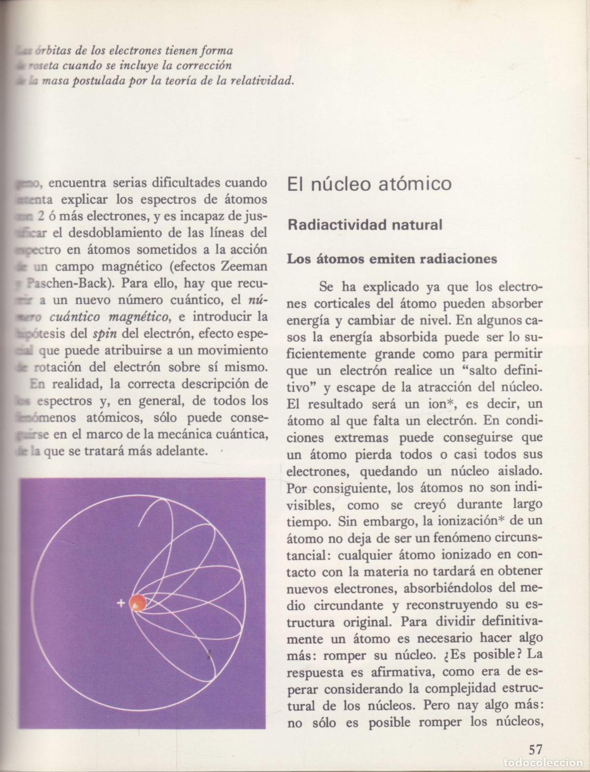 Libros de segunda mano de ciencias: Los atomos - Montoto, Amadeo - Foto 2