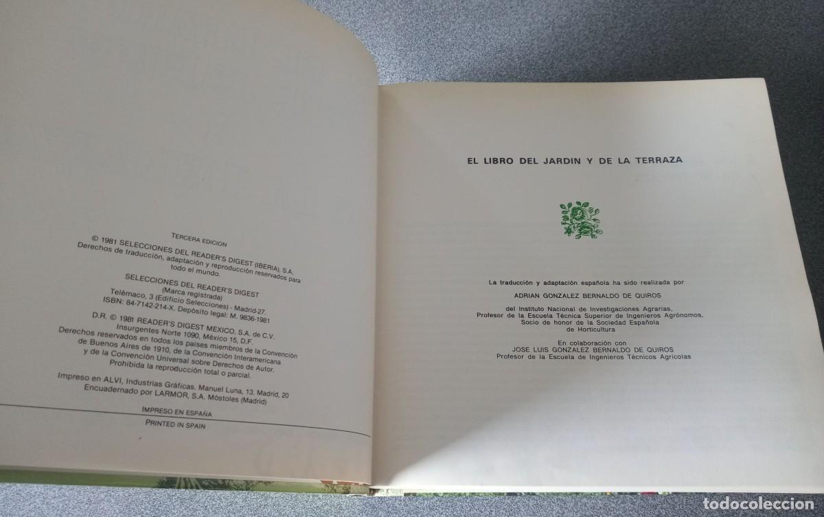 Libros de segunda mano: El Libro Del Jardin Y De La Terraza - Foto 5