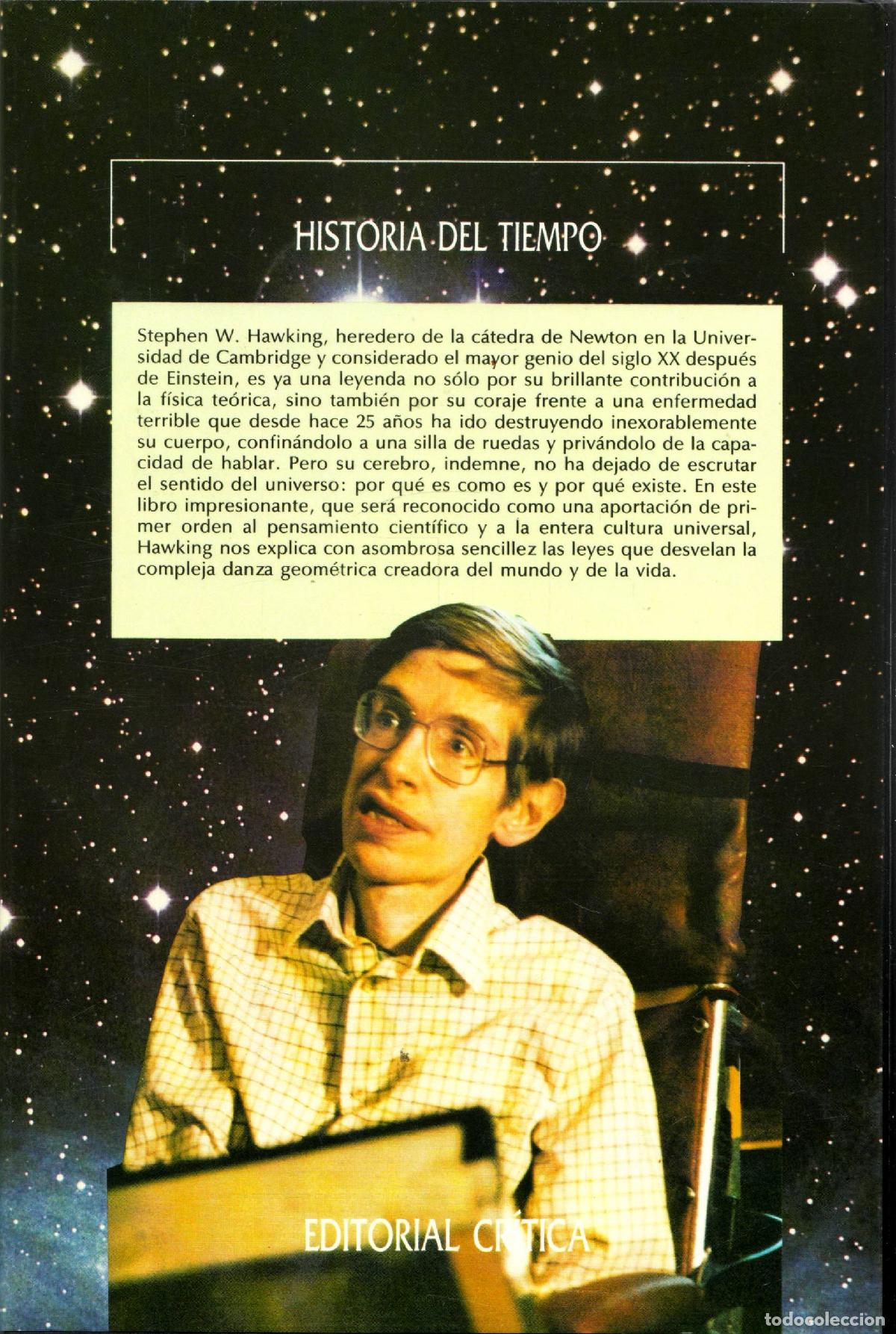 Libros de segunda mano de ciencias: Historia del tiempo - Hawking, Stephen W. - Foto 2