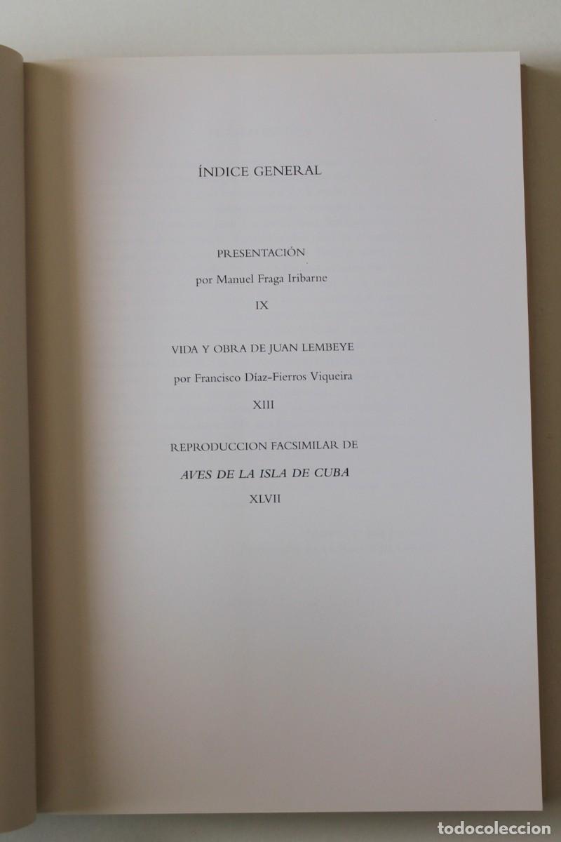 Libros de segunda mano: Juan Lembeye - Aves de la Isla de Cuba FACS&Iacute;MIL - Xunta de Galicia - Foto 4