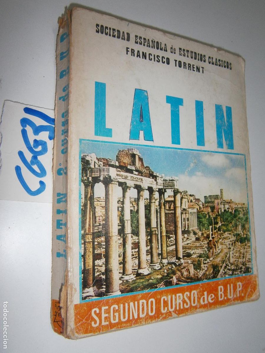 Libros de segunda mano: ANTIGUO LIBRO DE TEXTO - LATIN 2&ordm; BUP - Foto 1