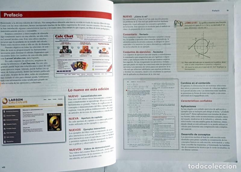Libros de segunda mano de ciencias: CALCULO. TOMO II - RON LARSON Y BRUCE EDWARDS - EDIT. CENGAGE. MEXICO. 2016 - Foto 4