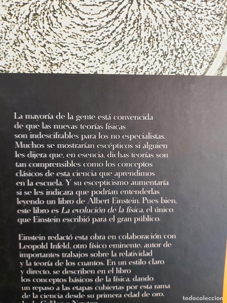 Libros de segunda mano de ciencias: LA EVOLUCI&Oacute;N DE LA F&Iacute;SICA: ALBERT EINSTEIN Y LEPOPLD INFEL - Foto 2