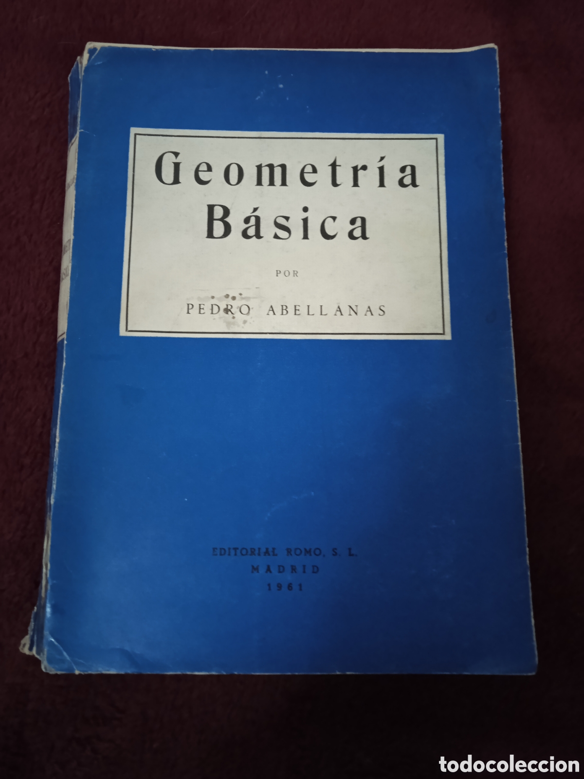 Libros de segunda mano de ciencias: GEOMETRIA BASICA. / PEDRO ABELLANAS. -ED. EDITORIA ROMO, - Foto 1