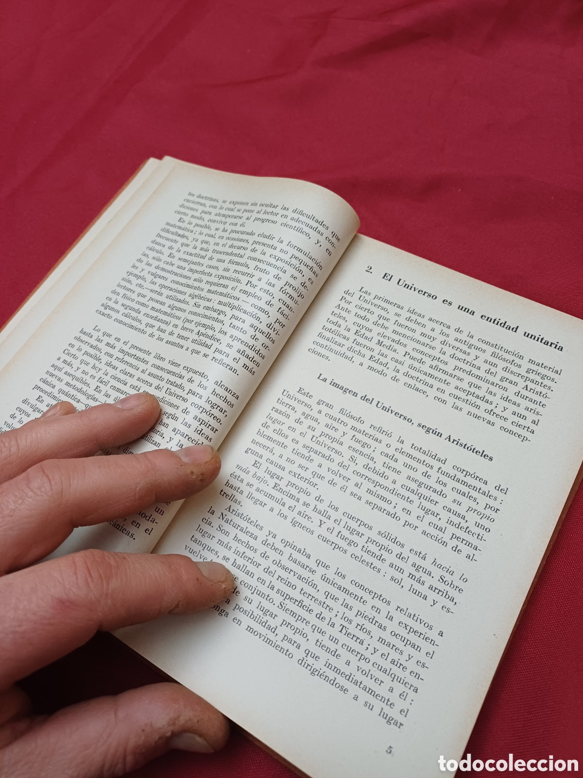 Libros de segunda mano de ciencias: LIBRO, LOS SILLARES DEL UNIVERSO MATERIAL, F&Iacute;SICA AT&Oacute;MICA,1939 - Foto 11