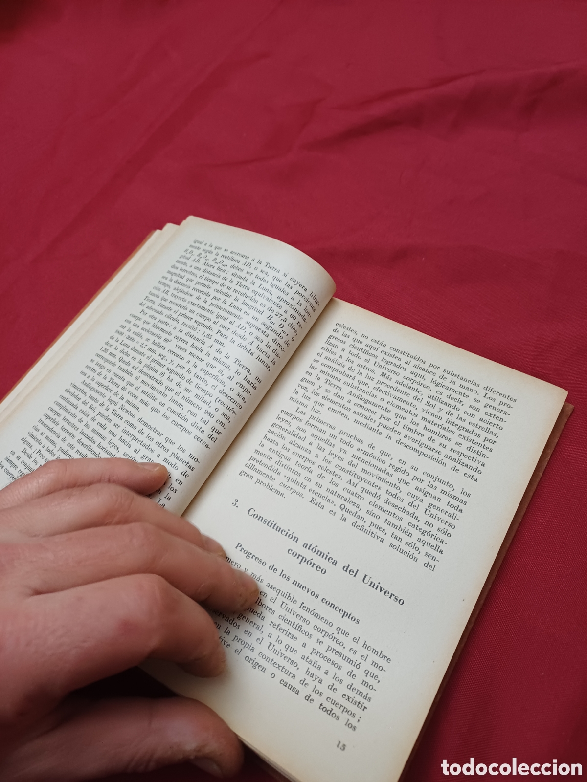 Libros de segunda mano de ciencias: LIBRO, LOS SILLARES DEL UNIVERSO MATERIAL, F&Iacute;SICA AT&Oacute;MICA,1939 - Foto 12