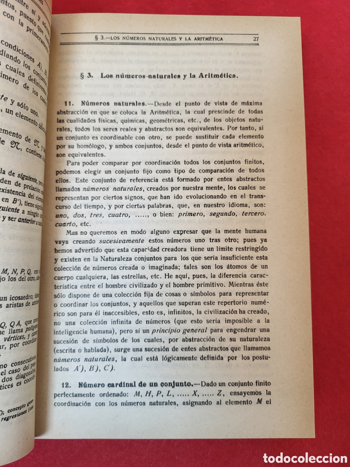 Libros de segunda mano de ciencias: AN&Aacute;LISIS ALGEBRAICO REY PASTOR. 1953 - Foto 3