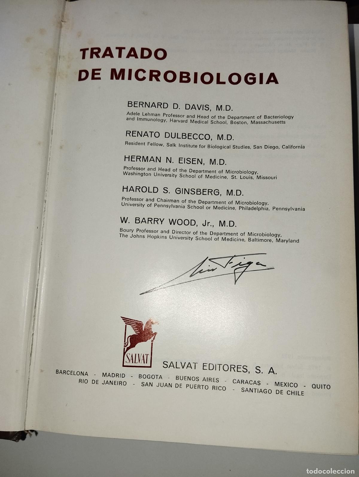Libros de segunda mano: LIBRO TRATADO DE MICROBIOLOG&Iacute;A ED. SALVAT - Foto 3