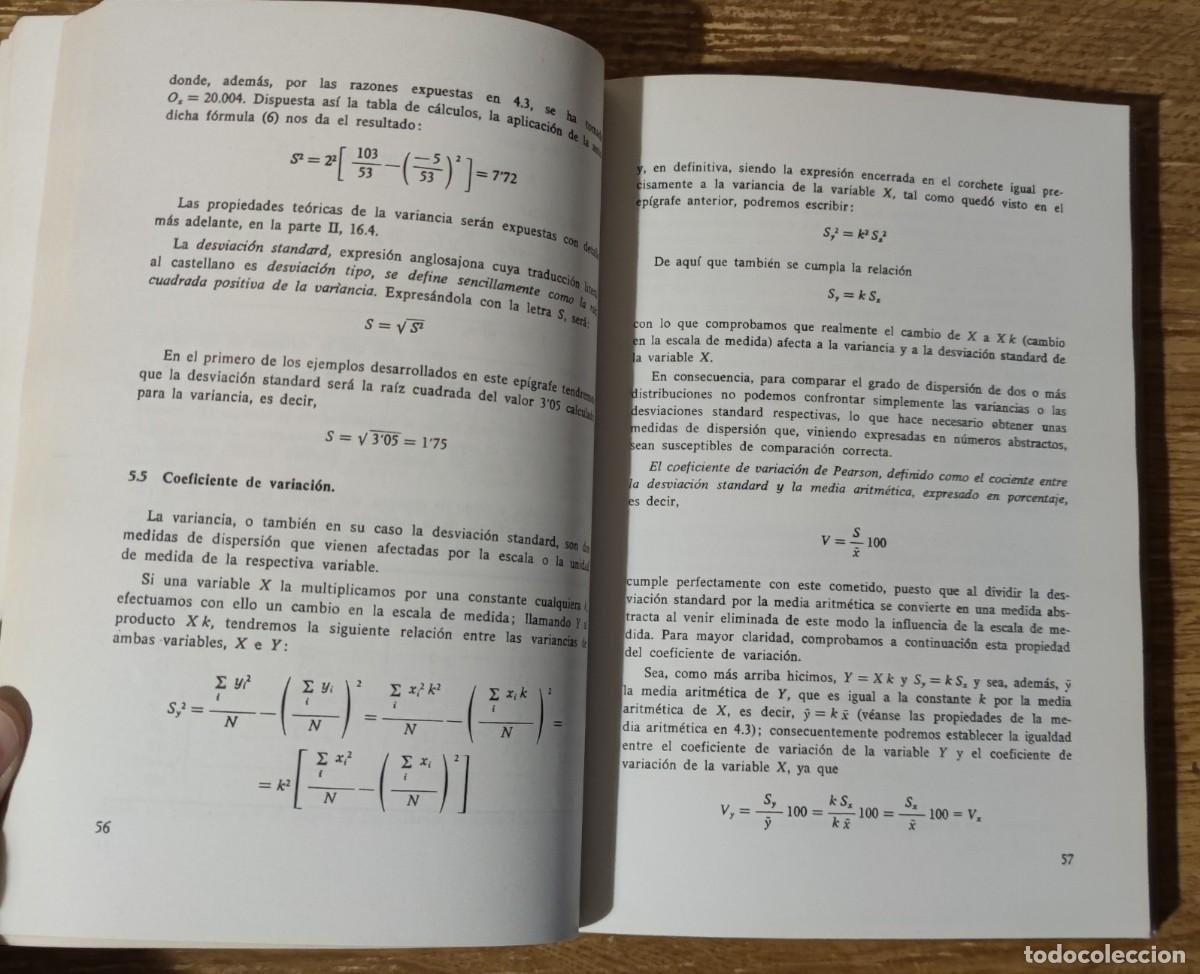 Libros de segunda mano de ciencias: Libro - Estad&iacute;stica intermedia (1981) J. Lobez Urqu&iacute;a y E. Casa Aruta - Foto 3