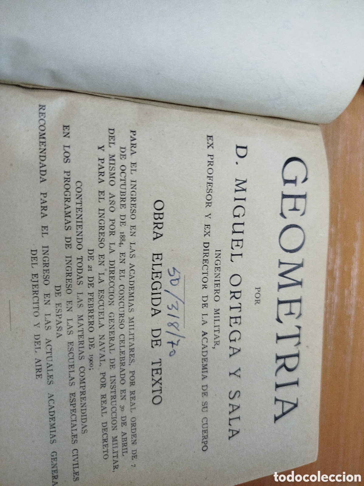 Libri di seconda mano: Geometr&iacute;a parte elemental. Gr&aacute;ficas hu&eacute;rfanos Ej&eacute;rcito del aire.