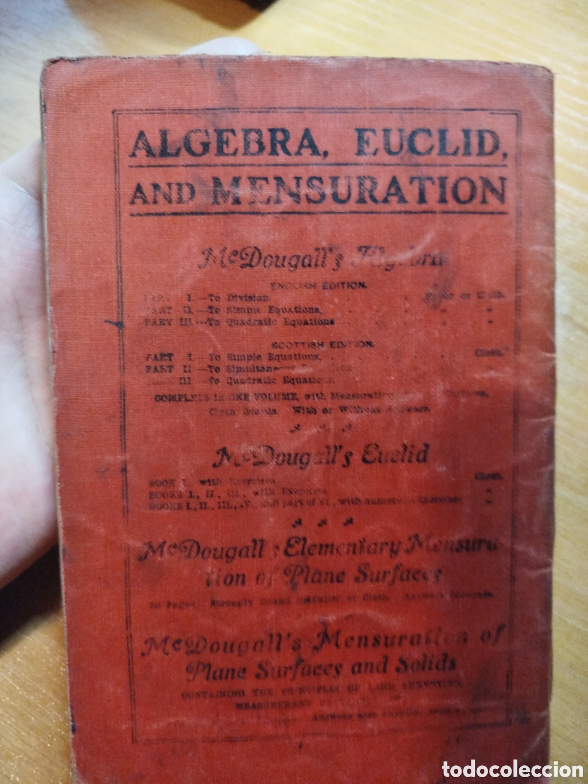 Libros de segunda mano de ciencias: &Aacute;lgebra dougall s.1. en ingl&eacute;s - Foto 3