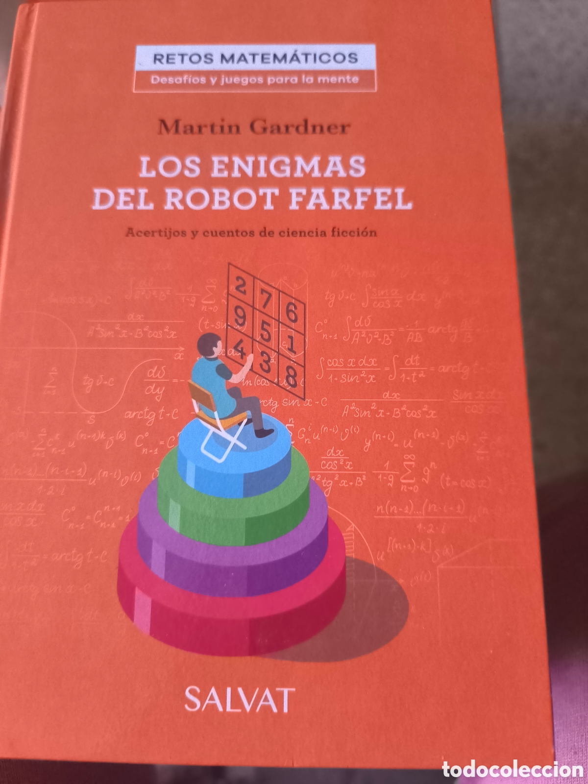 Libros de segunda mano de ciencias: Los enigmas del robot Farfel. Mart&iacute;n Gardner. - Foto 1