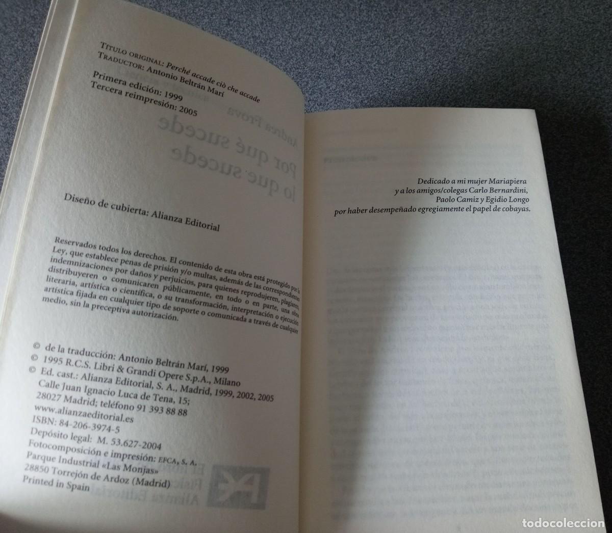 Libros de segunda mano de ciencias: Por Qu&eacute; Sucede Lo Que Sucede Andrea Frova - Foto 4