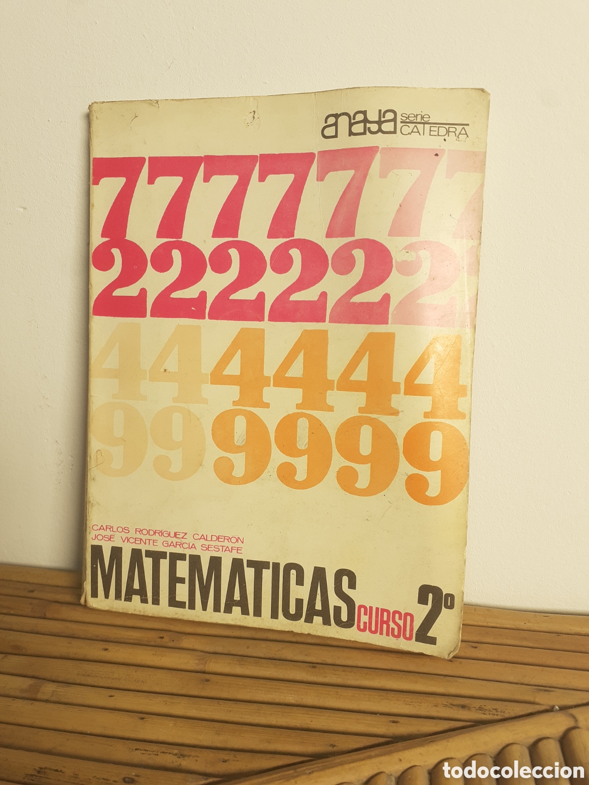 Libros de segunda mano de ciencias: MATEMATICAS 2&deg; CURSO 1969 - ANAYA - Foto 1