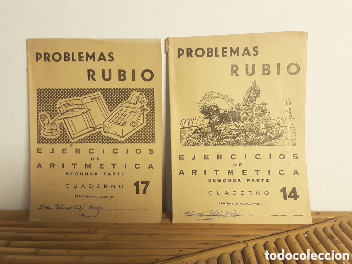 Libros de segunda mano de ciencias: PROBLEMAS RUBIO - NUMEROS 14 Y 17 - 1959 USADOS - Foto 1