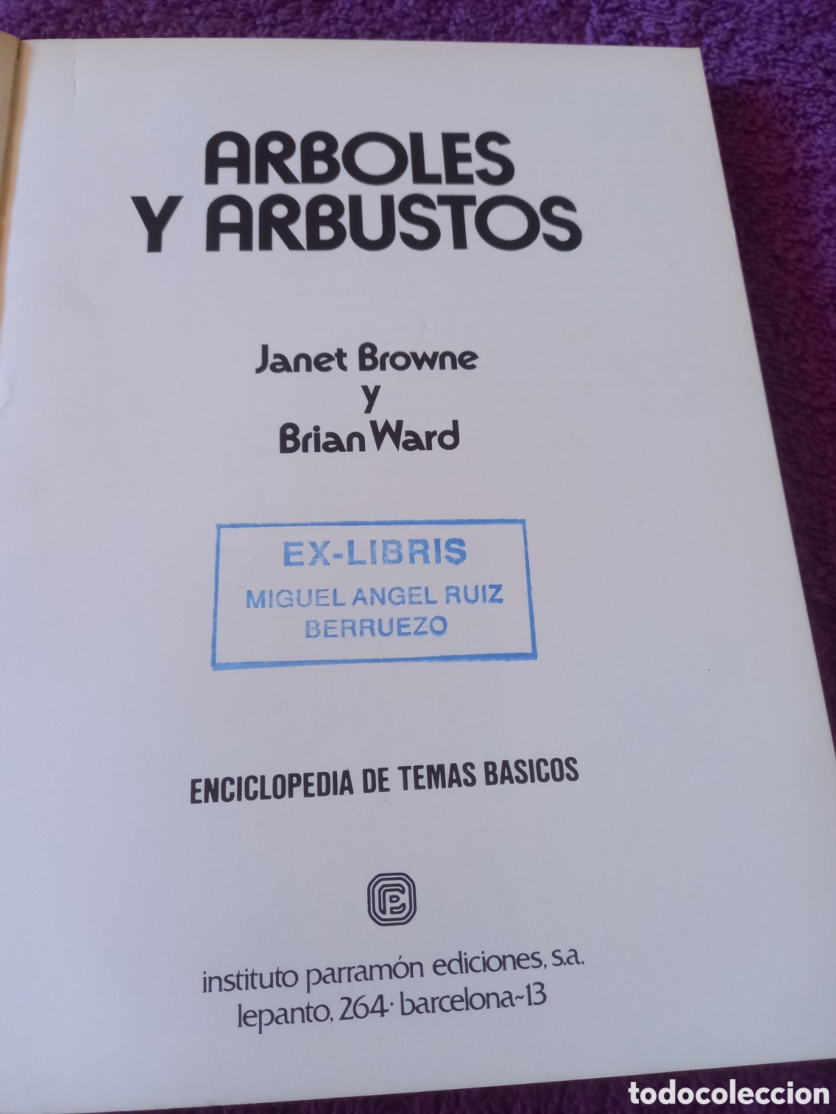 Libros de segunda mano: &Aacute;rboles y arbustos. Enciclopedia de temas b&aacute;sicos. Instituto Parramon. - Foto 4