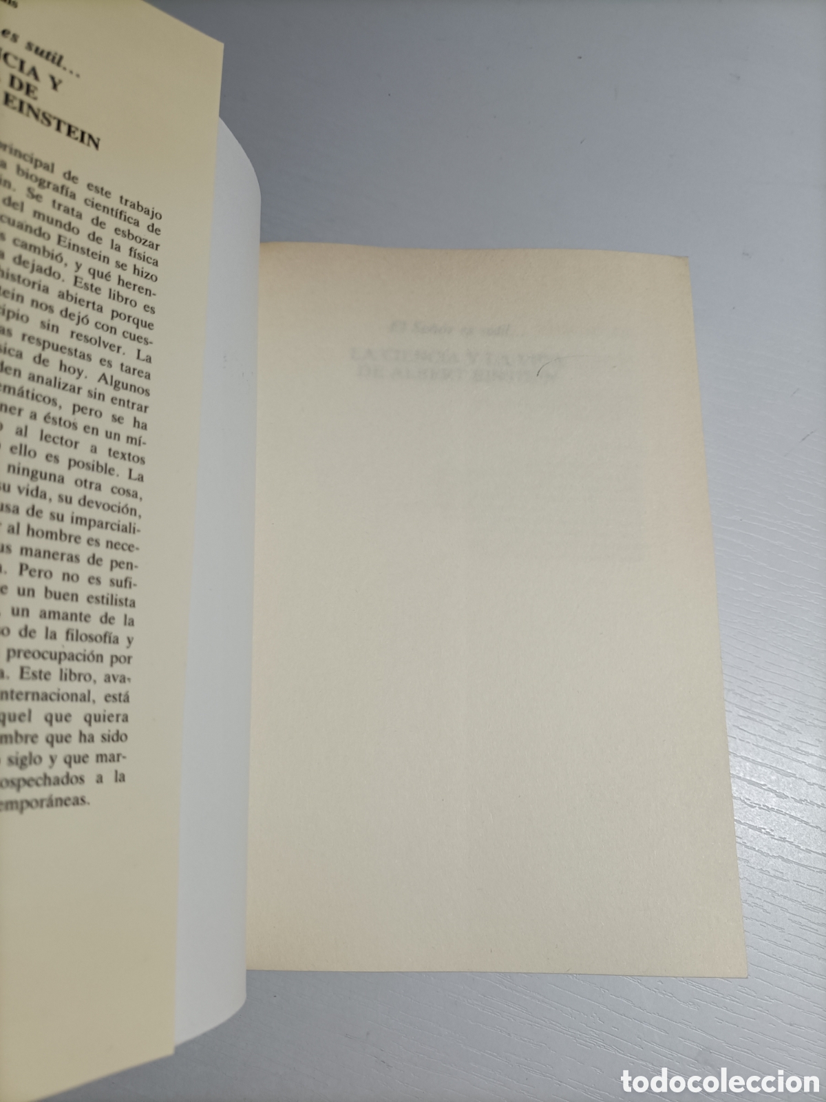 Libros de segunda mano de ciencias: El se&ntilde;or es sutil... La ciencia y la vida de Albert Einstein. Abraham Pa&iacute;s - Foto 5