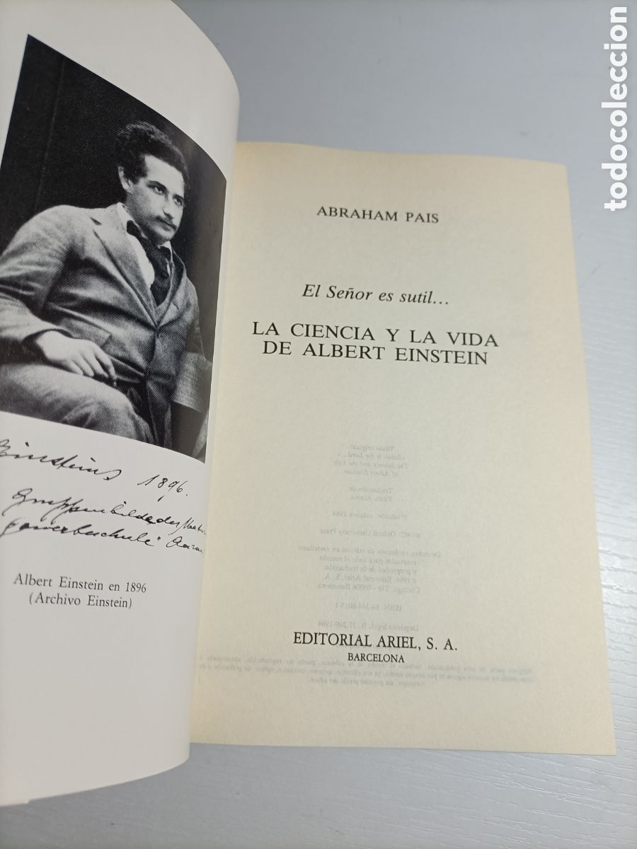 Libros de segunda mano de ciencias: El se&ntilde;or es sutil... La ciencia y la vida de Albert Einstein. Abraham Pa&iacute;s - Foto 6