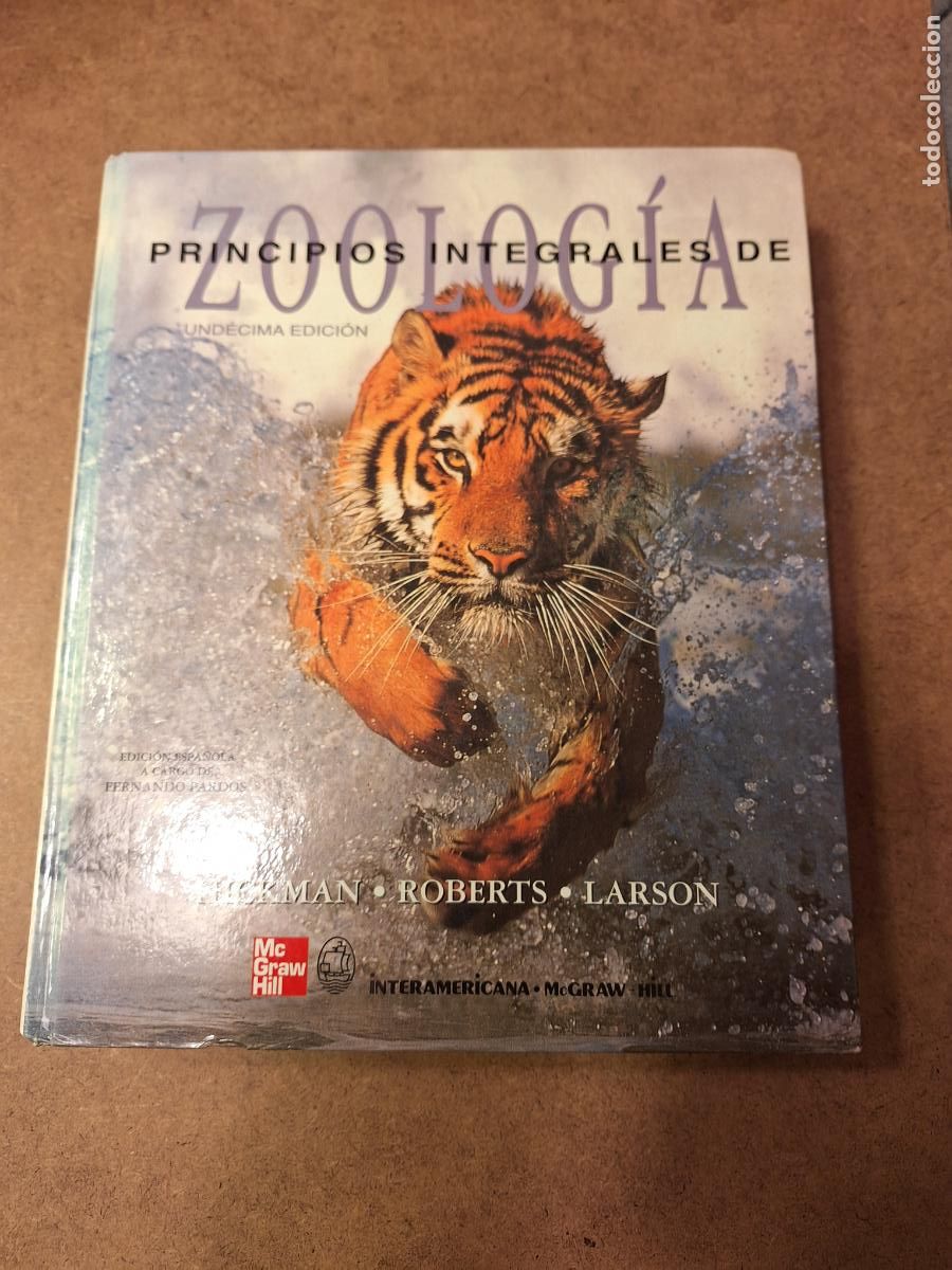 Libros de segunda mano: Principios integrales de Zoolog&iacute;a - Hickman - Roberts - Larson - Foto 1