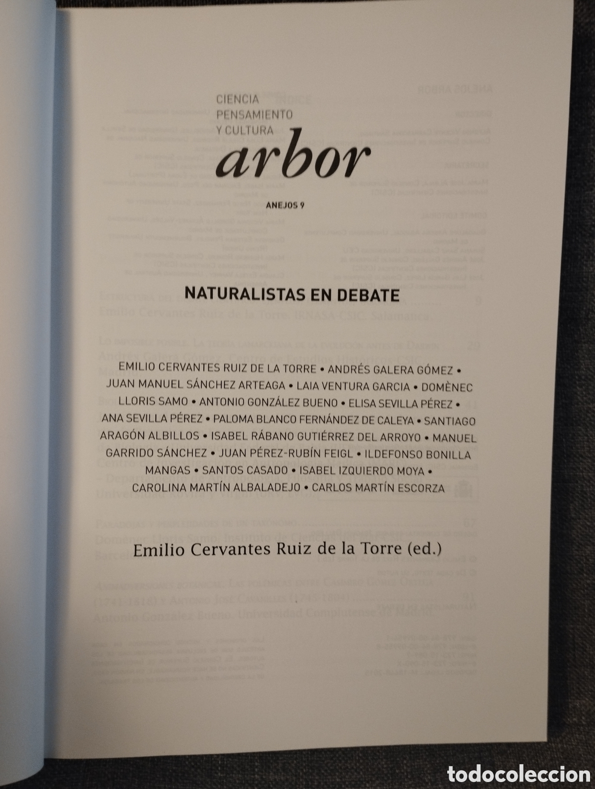 Libros de segunda mano: NATURALISTAS EN DEBATE (CSIC) - Foto 2