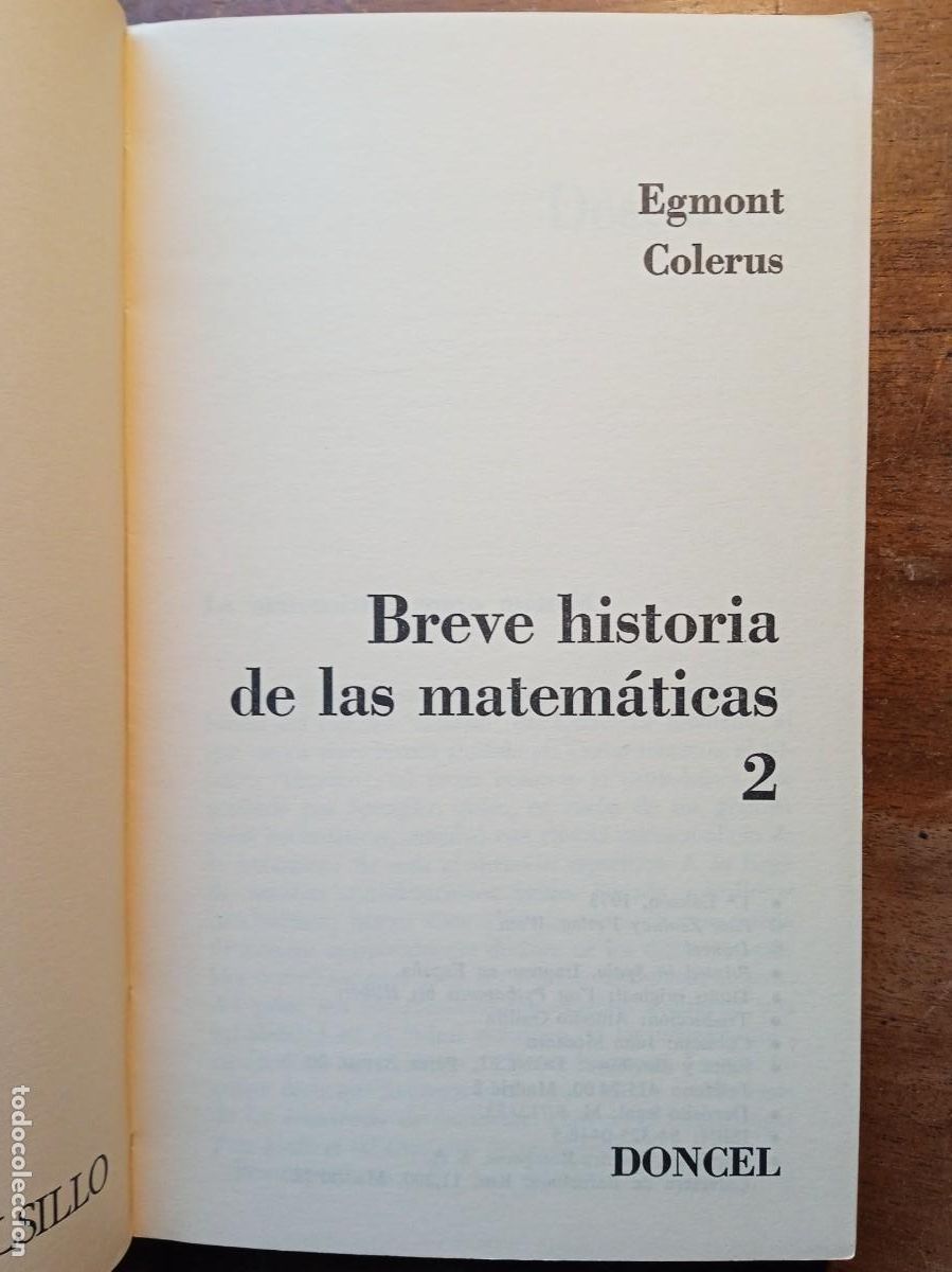 Libros de segunda mano de ciencias: Breve historia de las matem&aacute;ticas - Foto 2