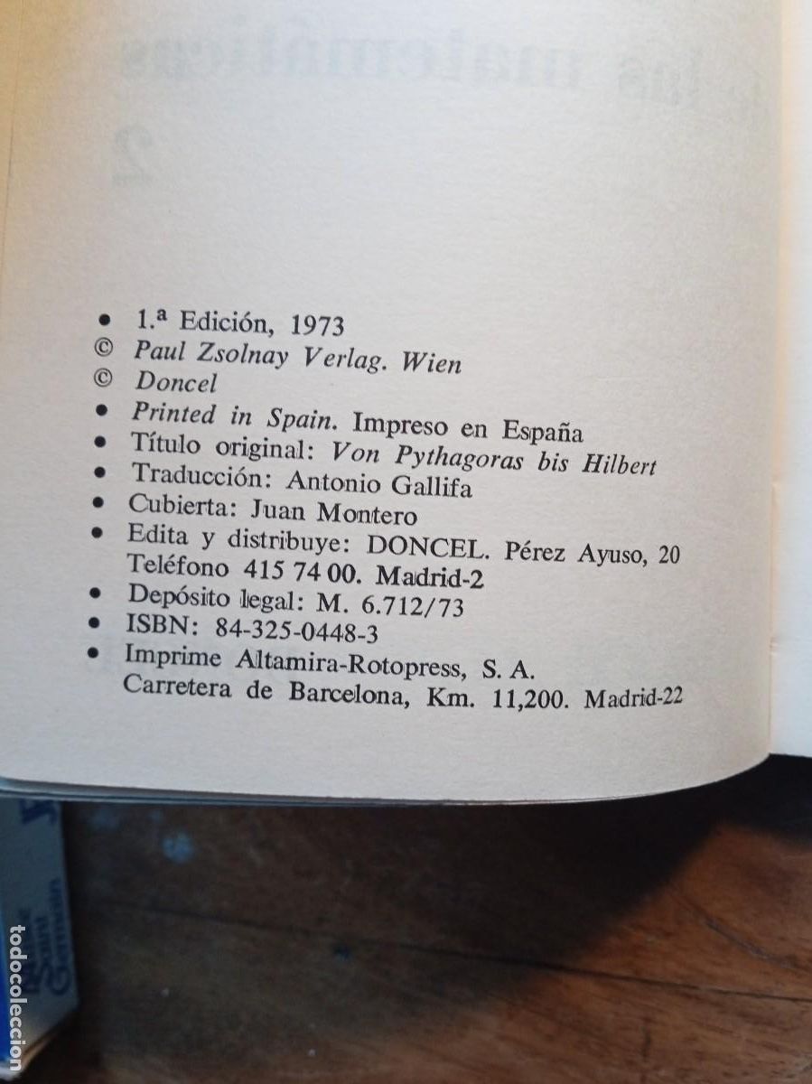 Libros de segunda mano de ciencias: Breve historia de las matem&aacute;ticas - Foto 3