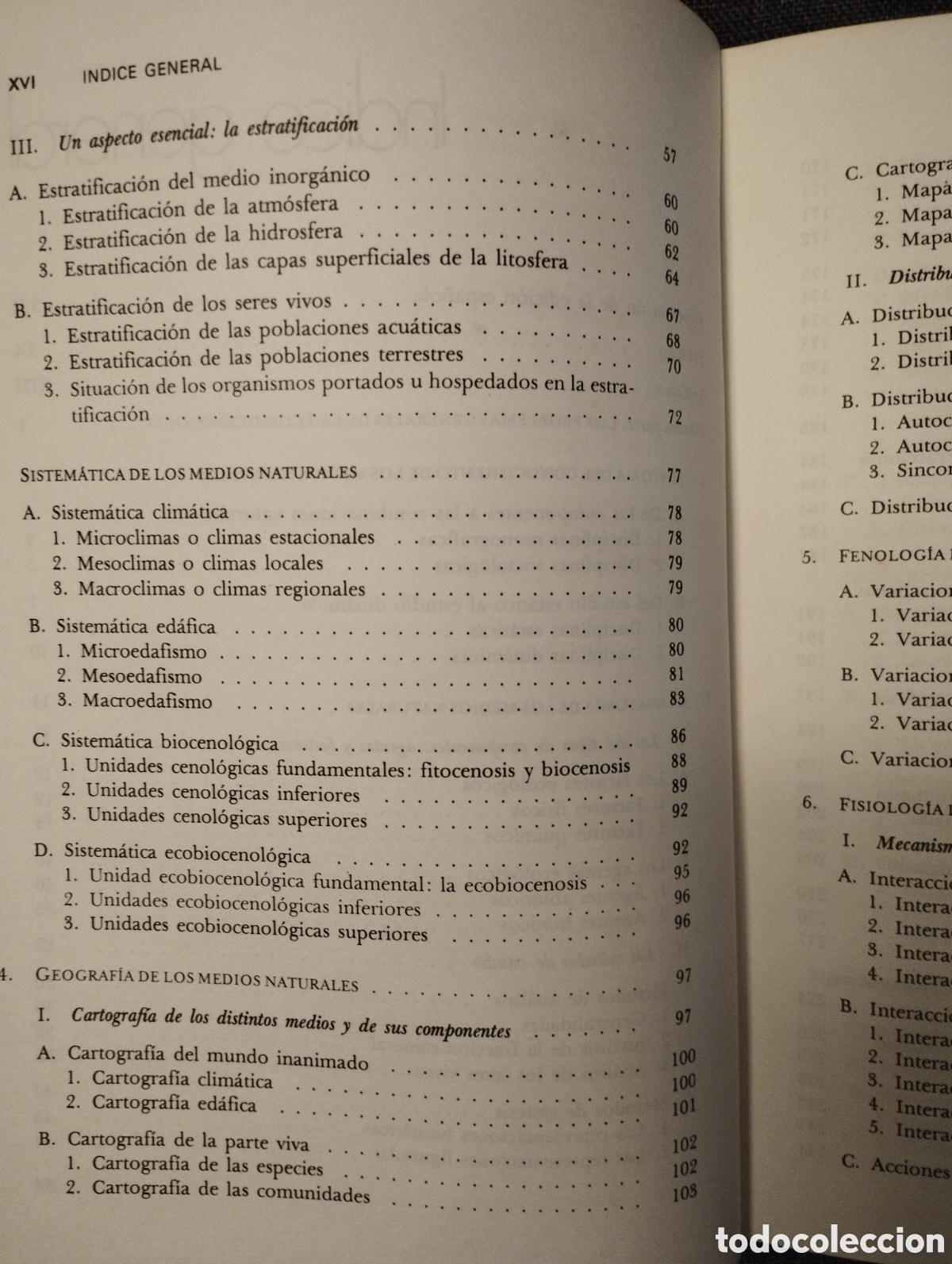 Libros de segunda mano: INTRODUCCION A LA ECOBIOCENOLOGIA (ROGER MOLINIER / PIERRE VIGNES) - Foto 6