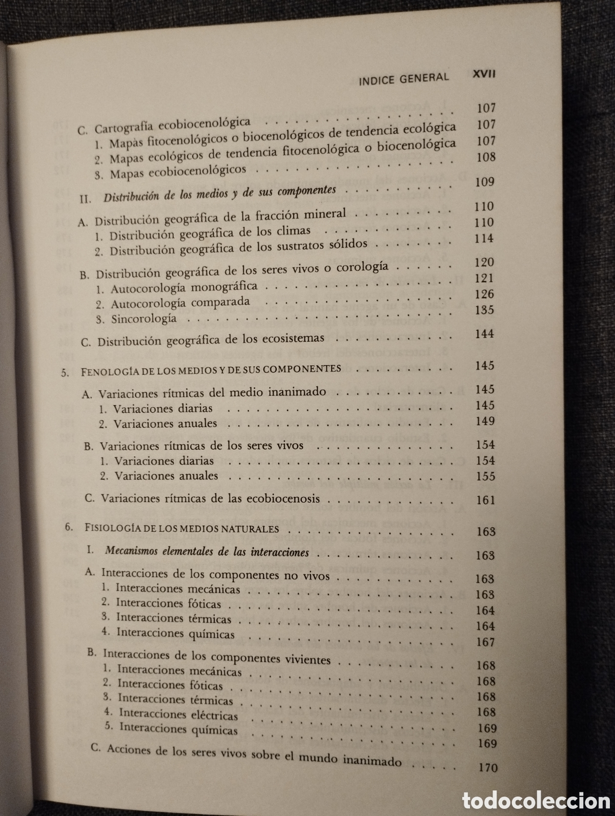 Libros de segunda mano: INTRODUCCION A LA ECOBIOCENOLOGIA (ROGER MOLINIER / PIERRE VIGNES) - Foto 7