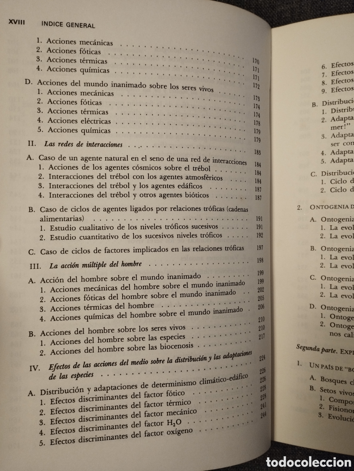 Libros de segunda mano: INTRODUCCION A LA ECOBIOCENOLOGIA (ROGER MOLINIER / PIERRE VIGNES) - Foto 8