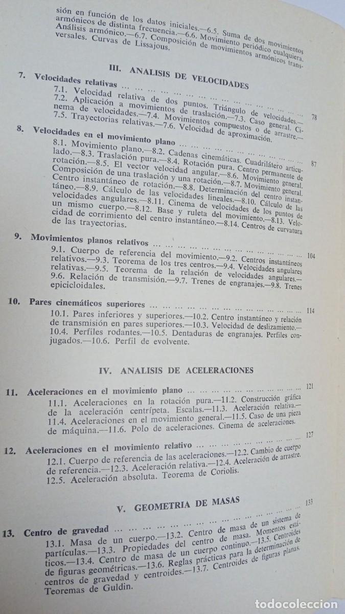 Libros de segunda mano de ciencias: MEC&Aacute;NICA 1965 PEDRO RAM&Oacute;N MOLINER 1967 - Foto 6