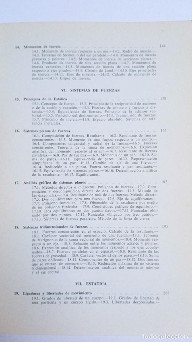 Libros de segunda mano de ciencias: MEC&Aacute;NICA 1965 PEDRO RAM&Oacute;N MOLINER 1967 - Foto 7
