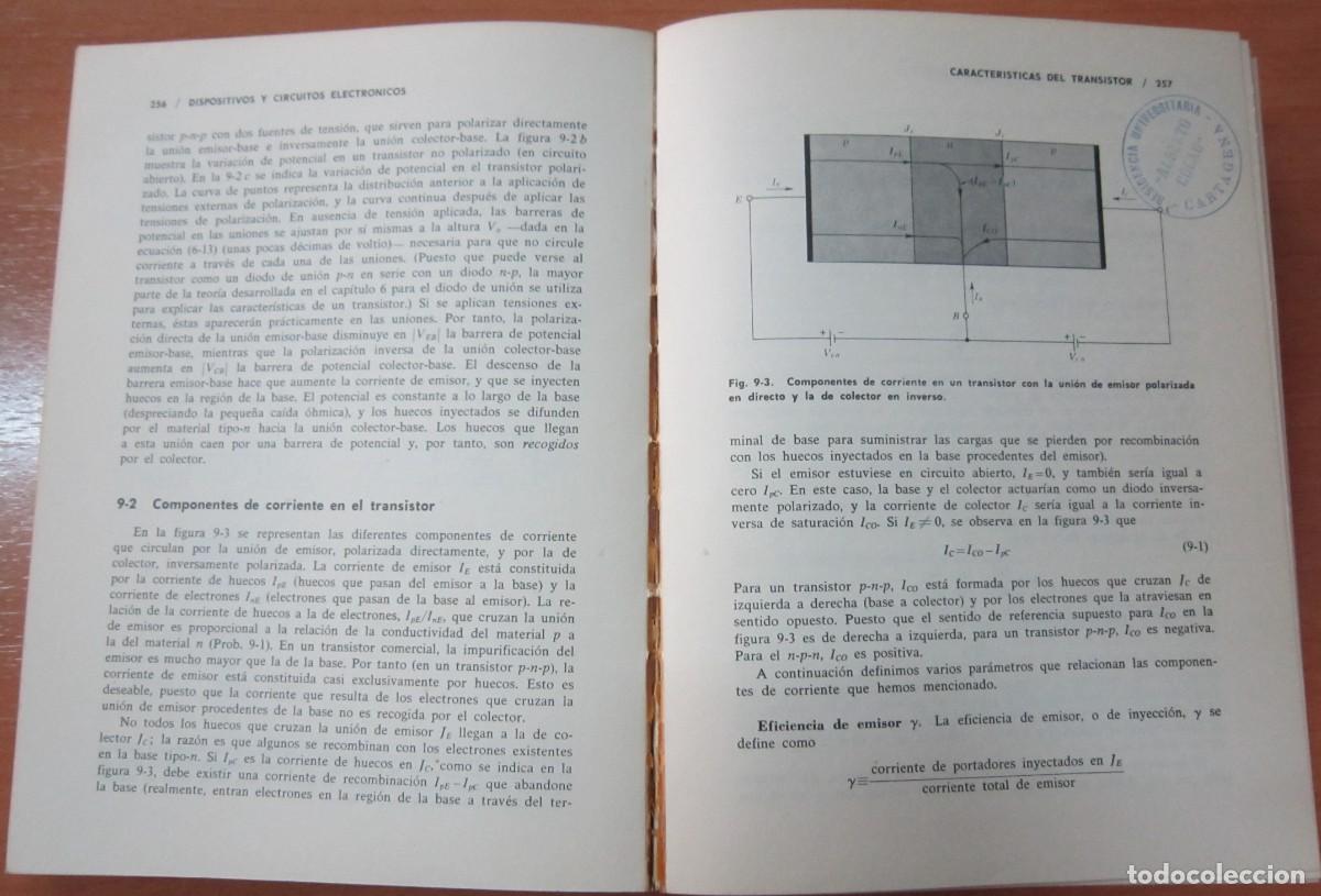 Libros de segunda mano de ciencias: Dispositivos y circuitos electr&oacute;nicos ( + Soluciones a los problemas), de Jacob Millman - Foto 3
