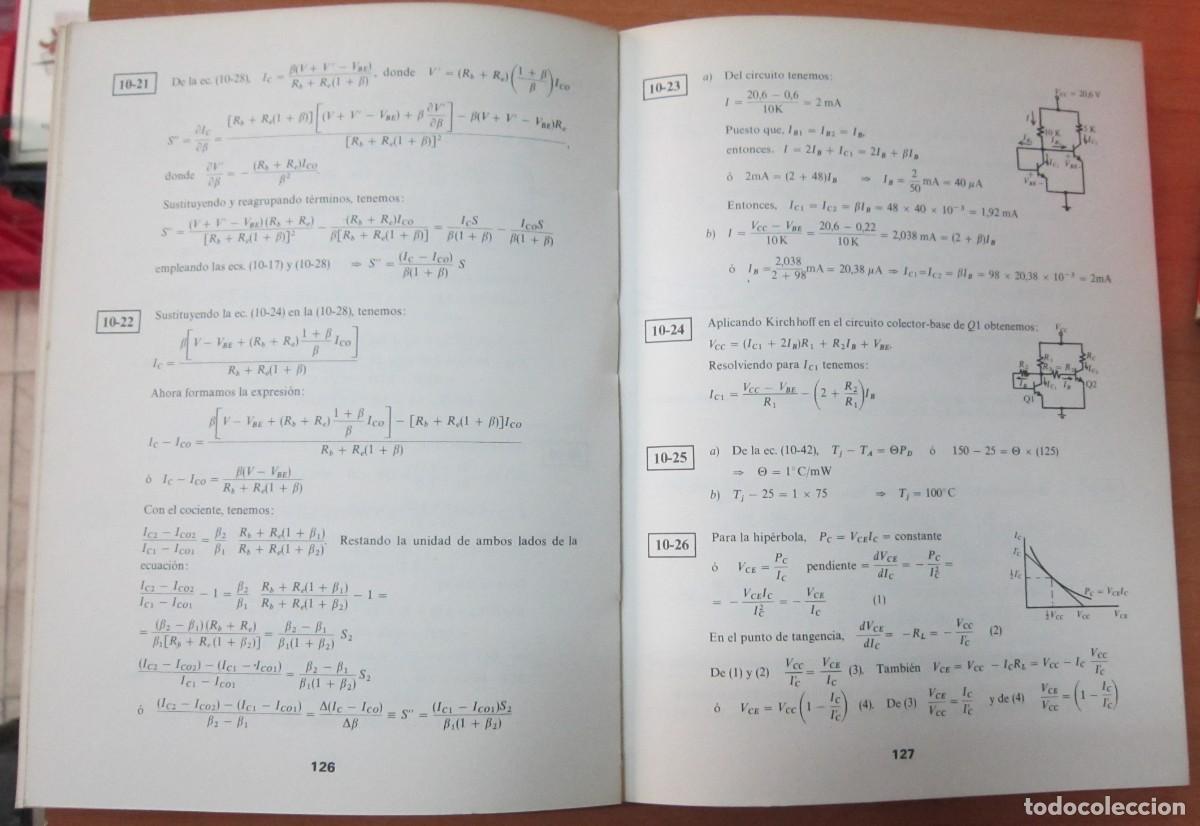 Libros de segunda mano de ciencias: Dispositivos y circuitos electr&oacute;nicos ( + Soluciones a los problemas), de Jacob Millman - Foto 6