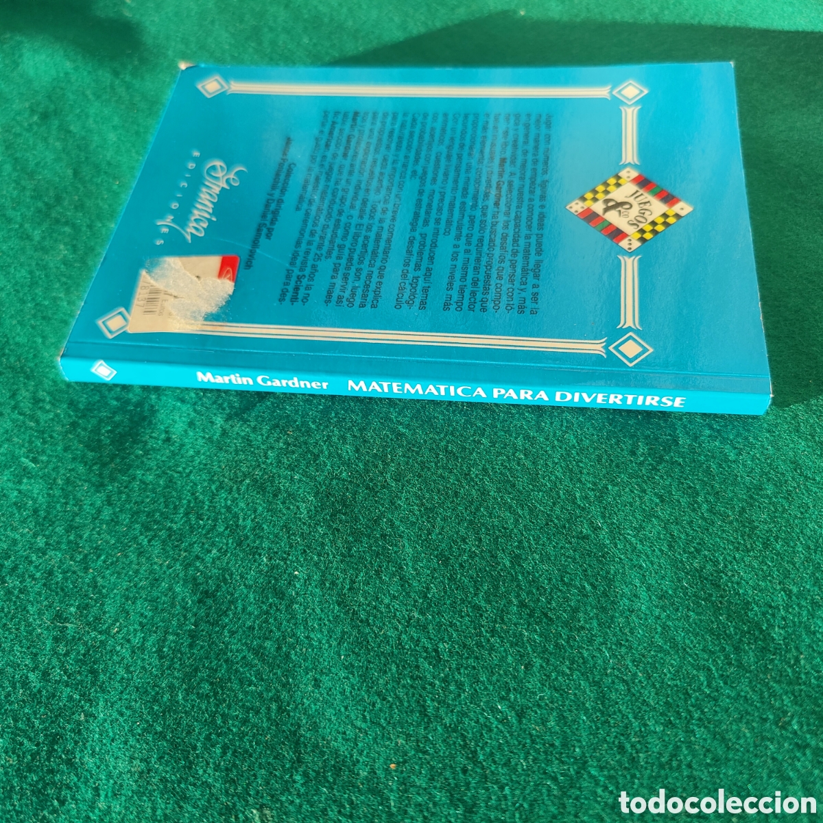 Libros de segunda mano de ciencias: MATEM&Aacute;TICA PARA DIVERTIRSE. MARTIN GARDNER. - Foto 2