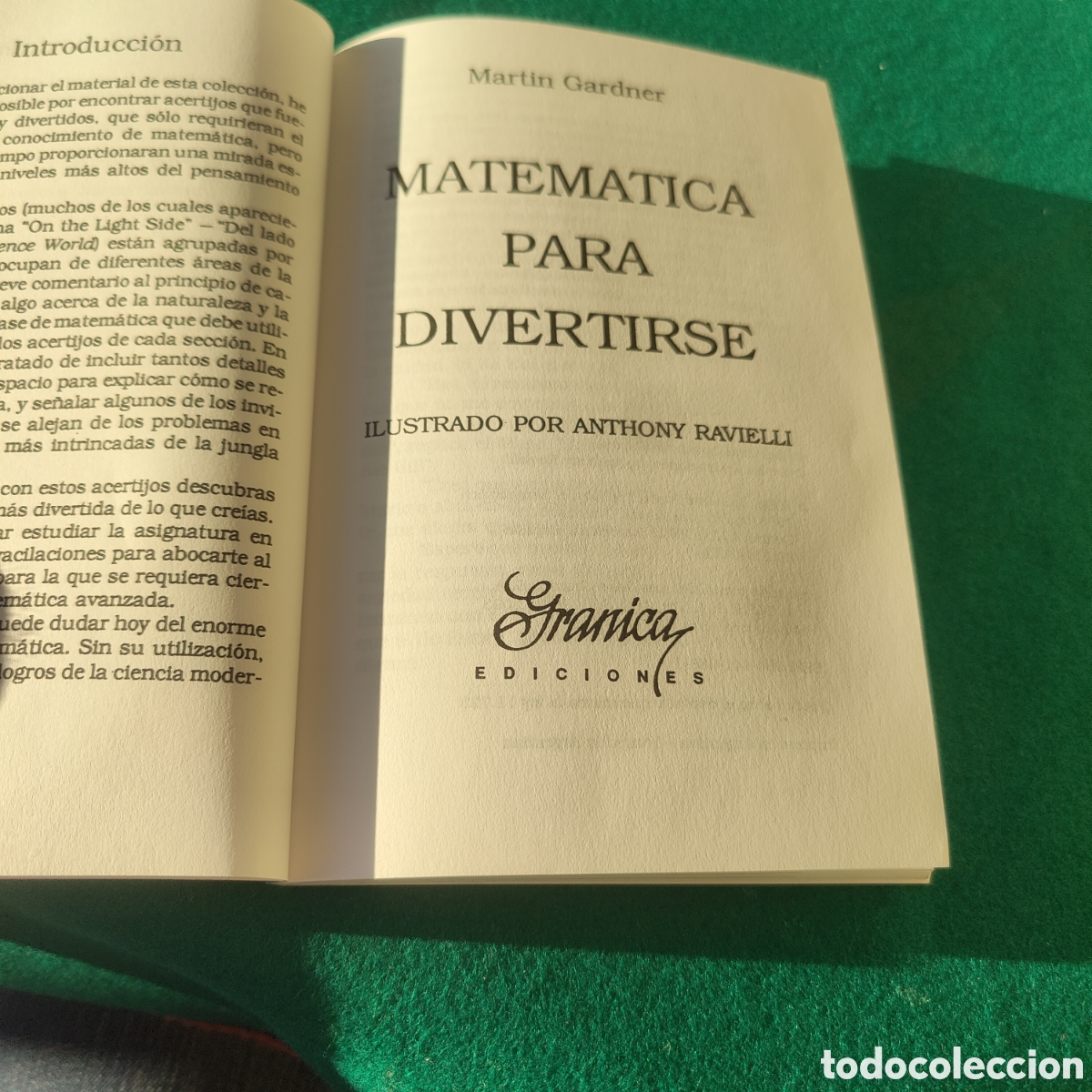 Libros de segunda mano de ciencias: MATEM&Aacute;TICA PARA DIVERTIRSE. MARTIN GARDNER. - Foto 3