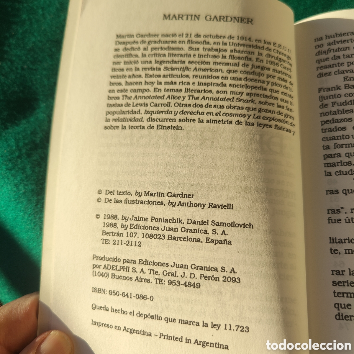 Libros de segunda mano de ciencias: MATEM&Aacute;TICA PARA DIVERTIRSE. MARTIN GARDNER. - Foto 4